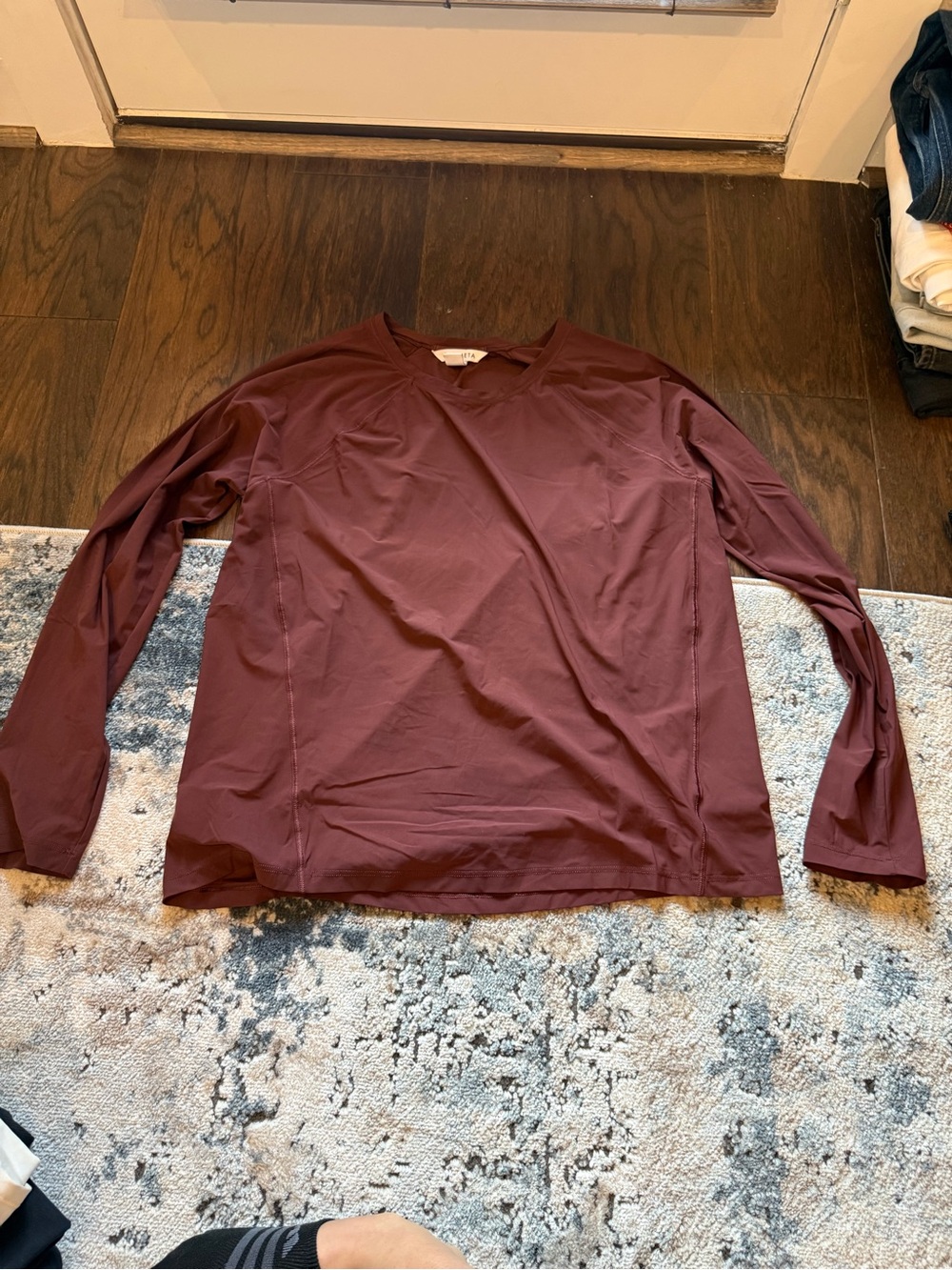 Athleta Women's Long-Sleeve Performance Top - Burgundy